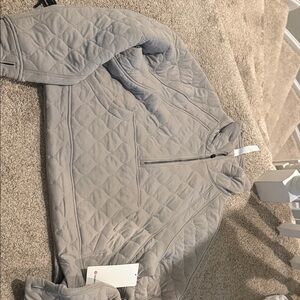 Lululemon Athletica Gray Quilted Jacket